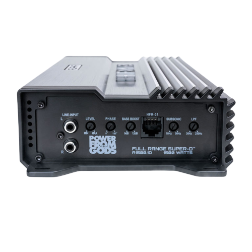 Hifonics Compact 1200W - 1 Ohm Stable Monoblack Car Amplifier