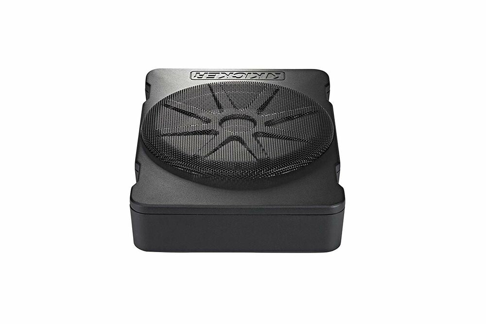 Kicker Hideaway 10" compact powered subwoofer with 180-watt