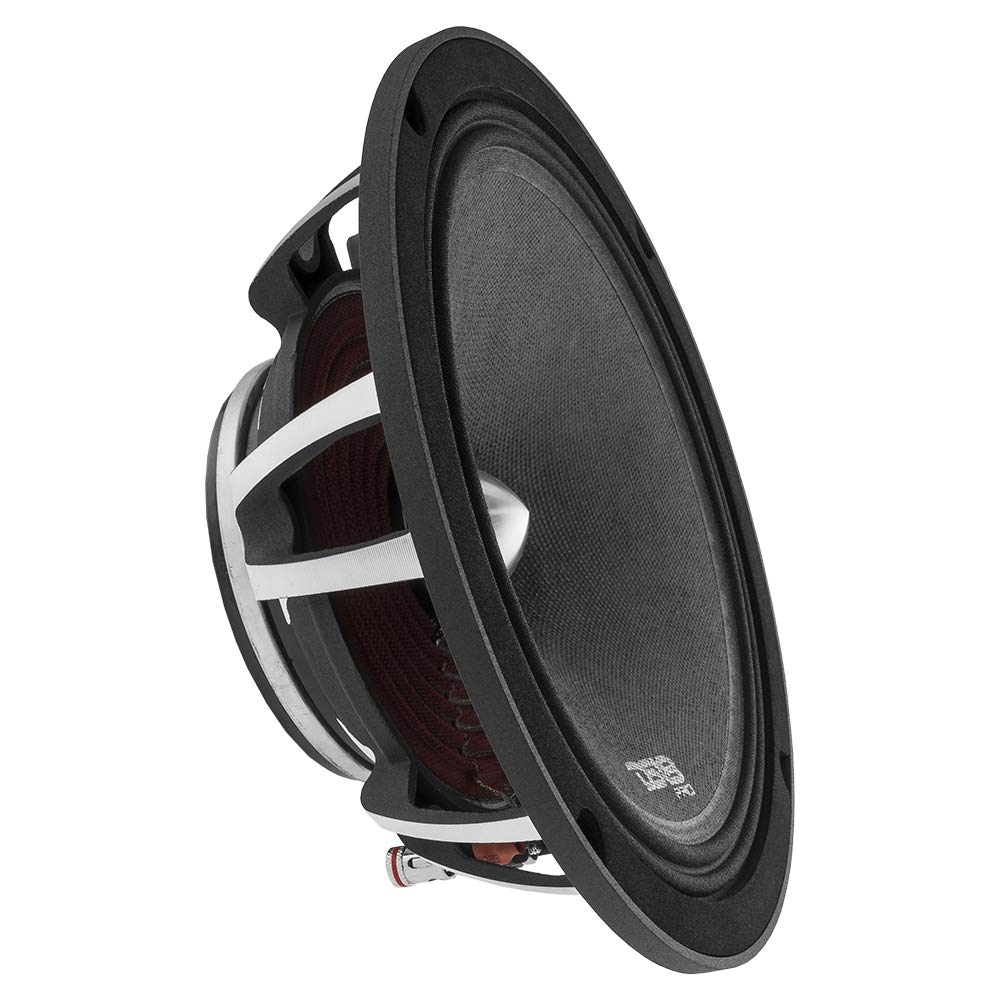 DS18 8" Neodymium Bullet Full-Range Loudspeaker 500 Watts 4-Ohm With Grill
