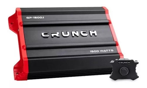 CRUNCH AMPL P/CARRO MONO  1500 WATTS