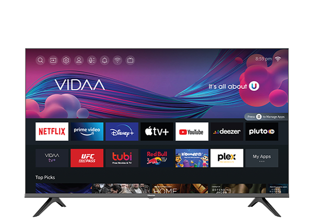 Hisense 32″ Class Led VIDAA A4 Series HD Smart TV(Refurbished) Tv's ONLY for delivery in San Diego and Tijuana