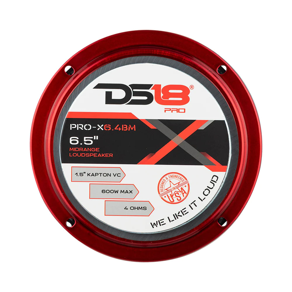 PAQUETE (2)PRO-X6.4BM  MIDRANGE - (2)PRO-TWX1/BK