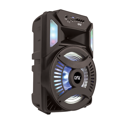 QFX RADIO BOCINA AMPLI 15" FM/BT/ LED LIGHTS