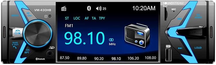Soundstream Stereo with Bluetooth and 4.3" LCD Screen