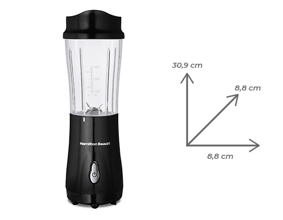 Hamilton Beach Single Serve Blender with Travel Lid - Black (51101B)