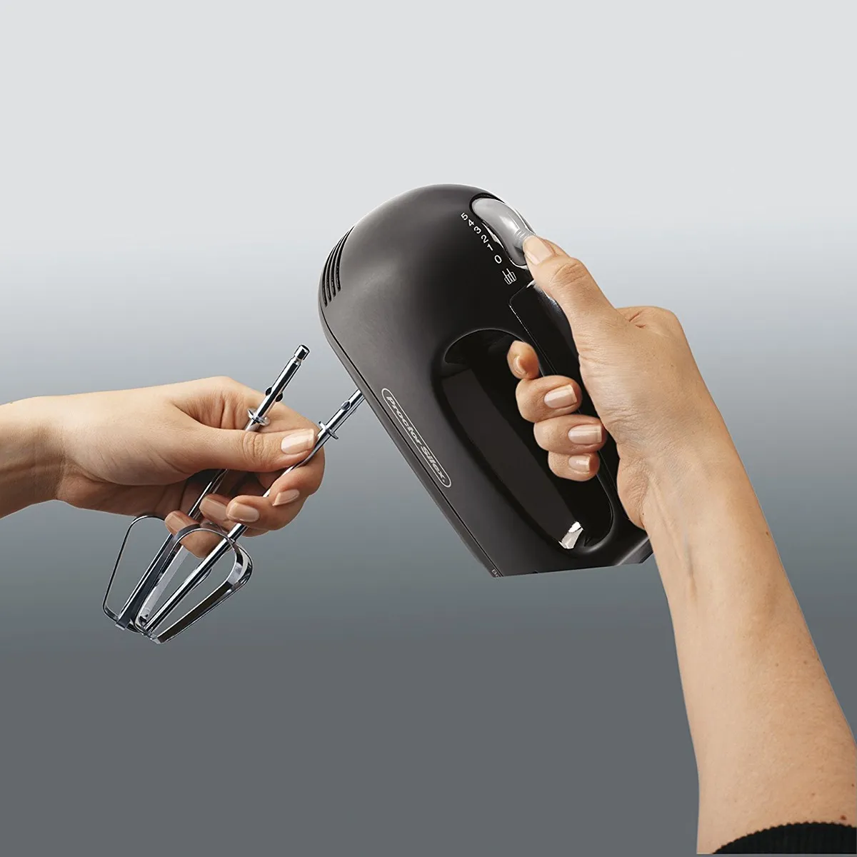 Proctor Silex Easy Mix 100W Hand Mixer - Black
