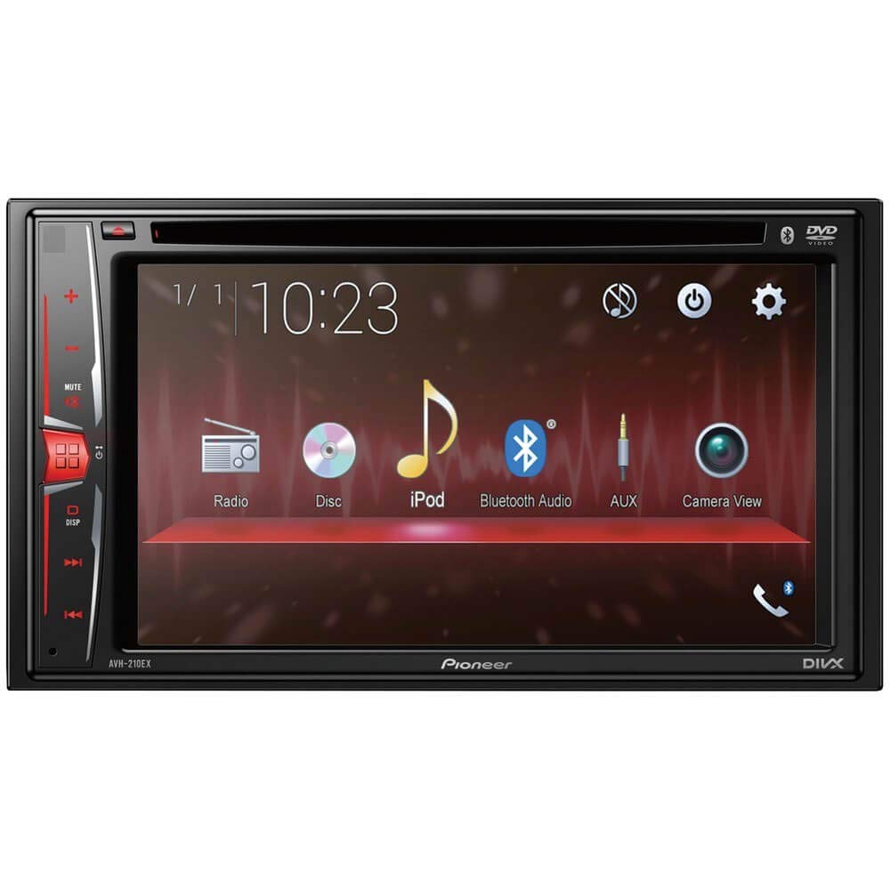 Pionner AVH-210EX Multimedia DVD - Built-in Bluetooth - 6.2" Display