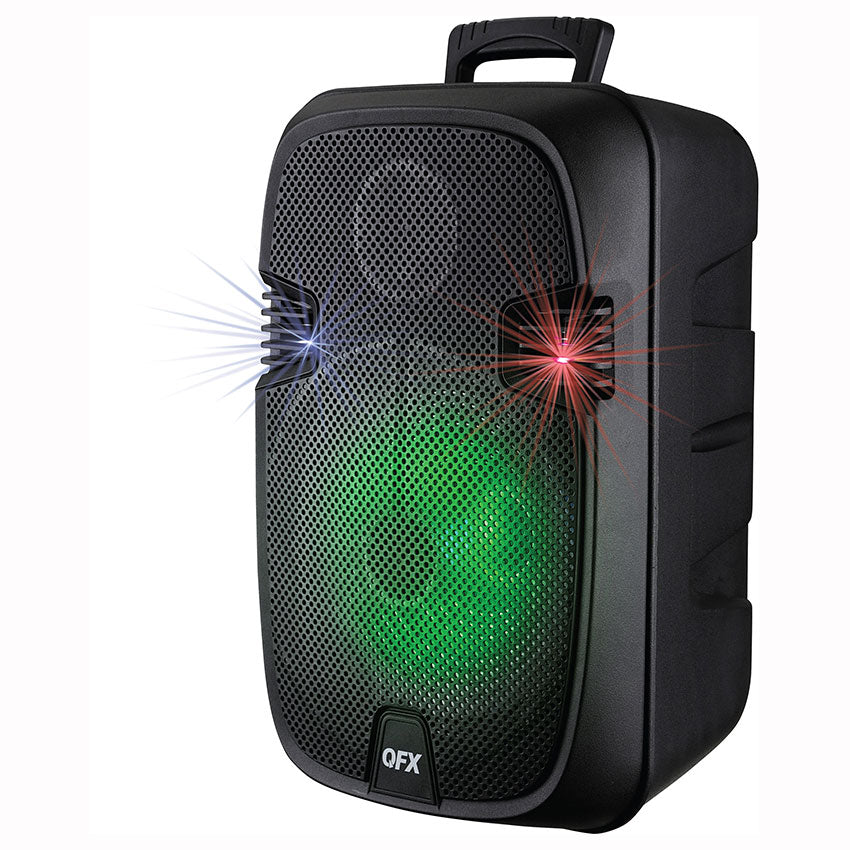 QFX PBX-1206 Rechargeable Party Sound System, Black
