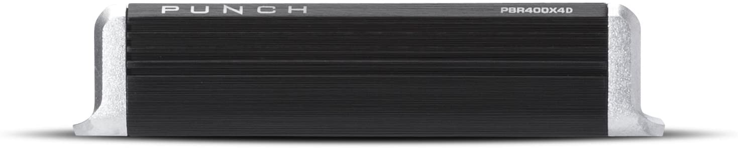 Rockford Fosgate Punch PBR400X4D Compact 4-channel car amplifier — 50 watts RMS x 4
