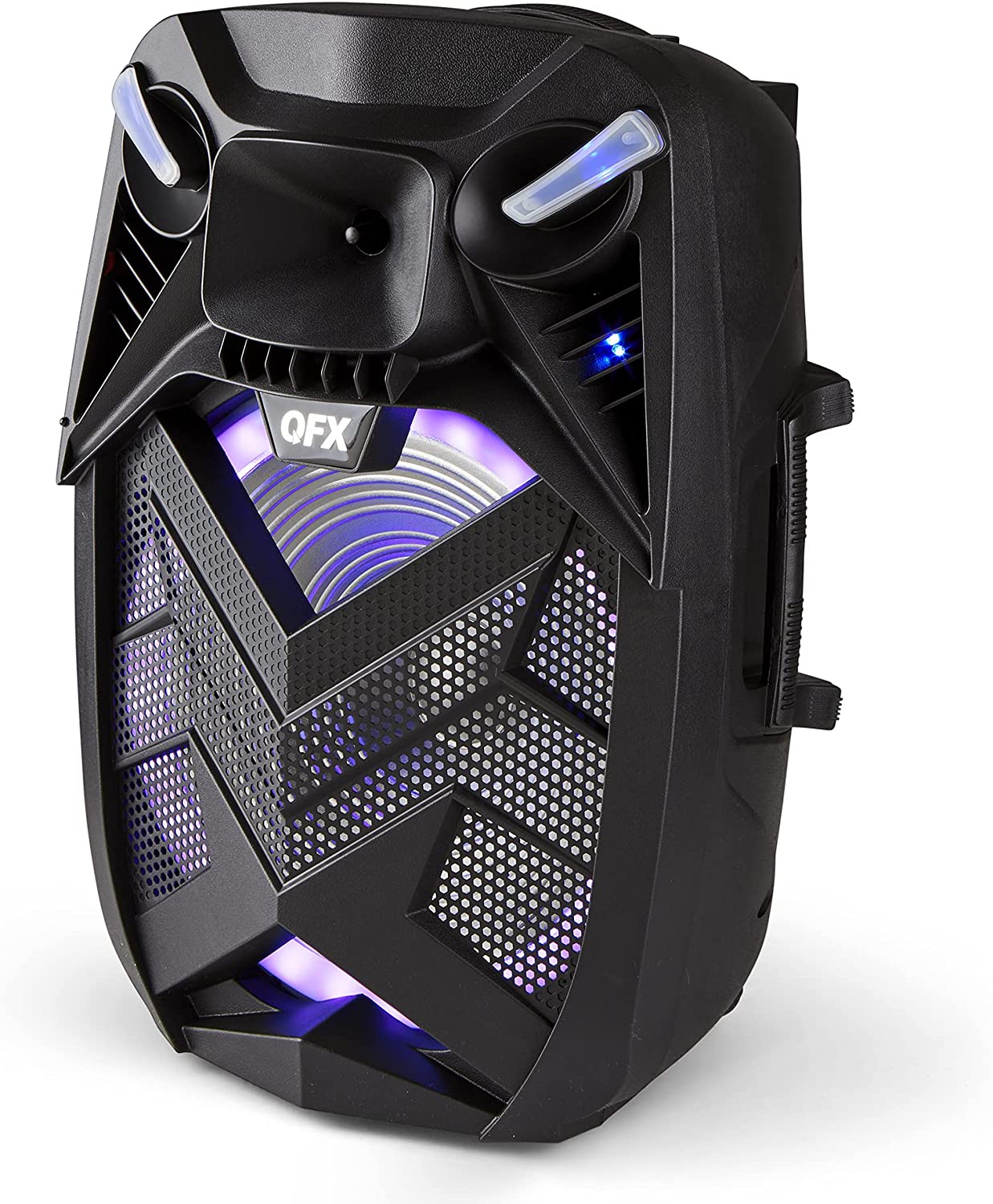 QFX PBX-154 15" Bluetooth Rechargeable Speaker with LED Lights