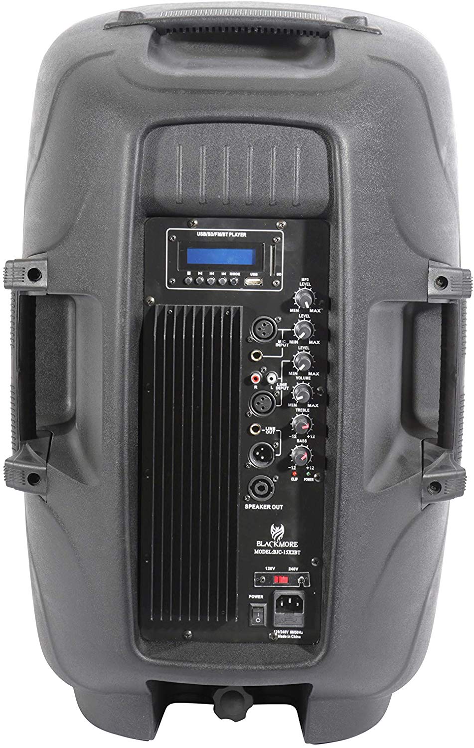 Blackmore Amplified Professional PA System W/Dual 15-Inch Monitors
