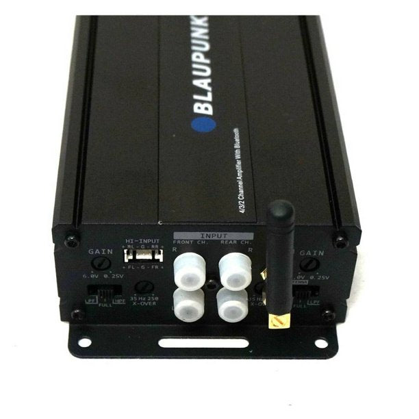 Blaupunkt AMP1804BT Amplifier 1600 Watts Max 4 Ohms 4-Channel Bluetooth