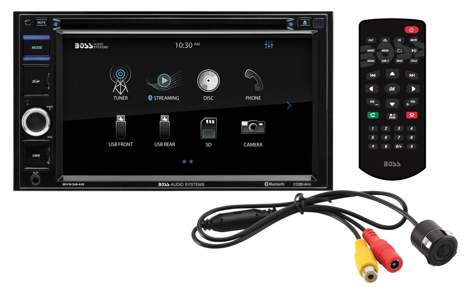 Boss Double-DIN DVD Player 6.2" Touchscreen Bluetooth