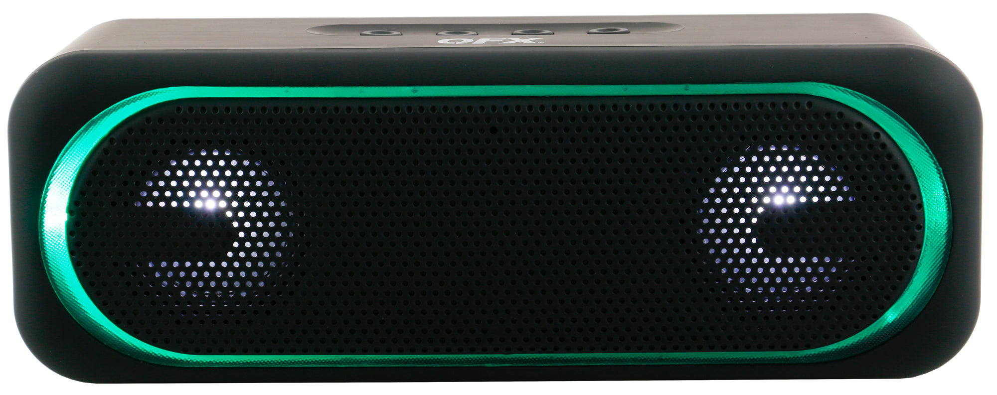 QFX BT-153 Speaker Portable Bluetooth - USB, FM - LED Light