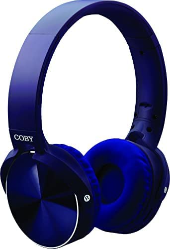 COBY Bluetooth Wireless Metal Folding Headphones Ultra-Modern Portable