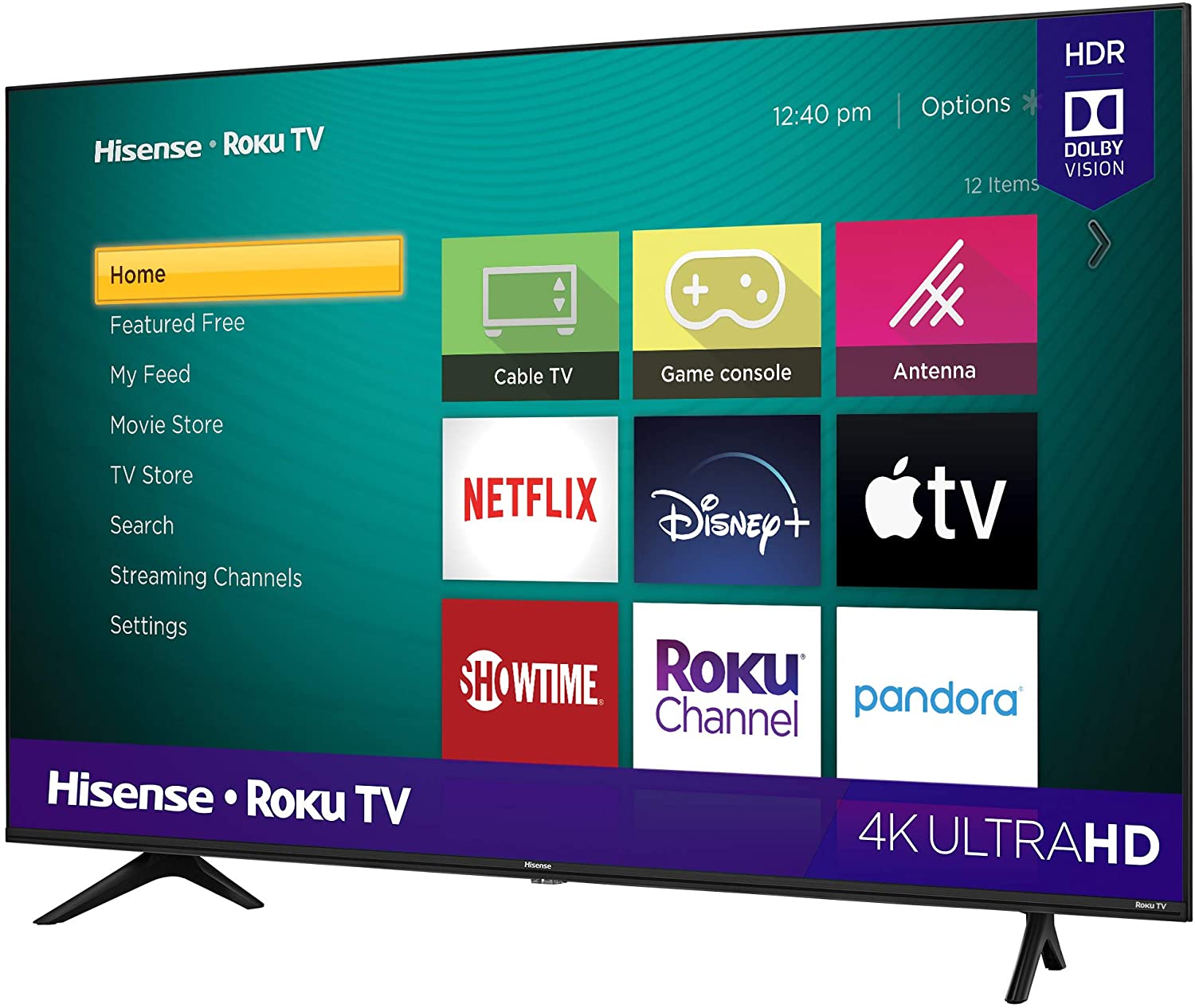 Hisense 50"Roku 4K UHD Smart TV w/Alexa Compatibility(Refurbished) Tv's ONLY for delivery in San Diego and Tijuana