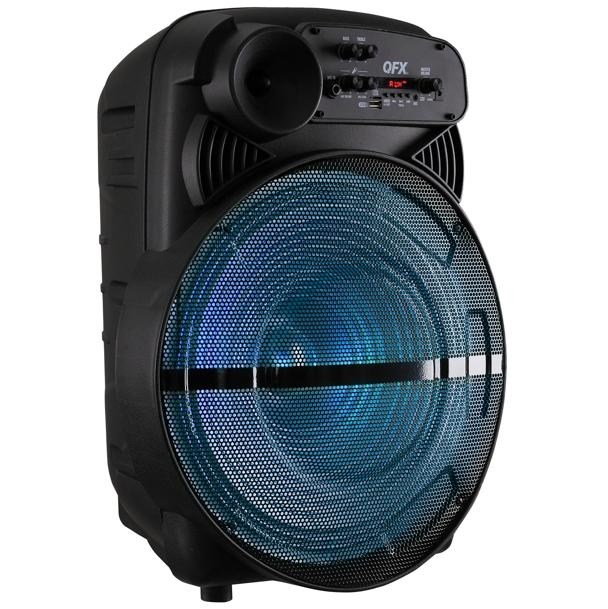 QFX MPX-1501 Portable Speaker Bluetooth Rechargeable