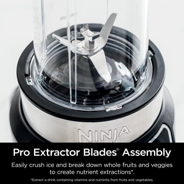 Ninja Nutri-Blender Pro with Auto IQ -1000 Watts - 24 oz (Refurbished)