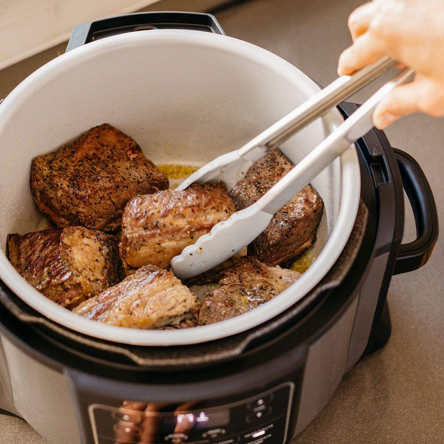 Ninja OP305 Foody 6.5 Quart Tender Crisp Pressure Cooker(Refurbished)