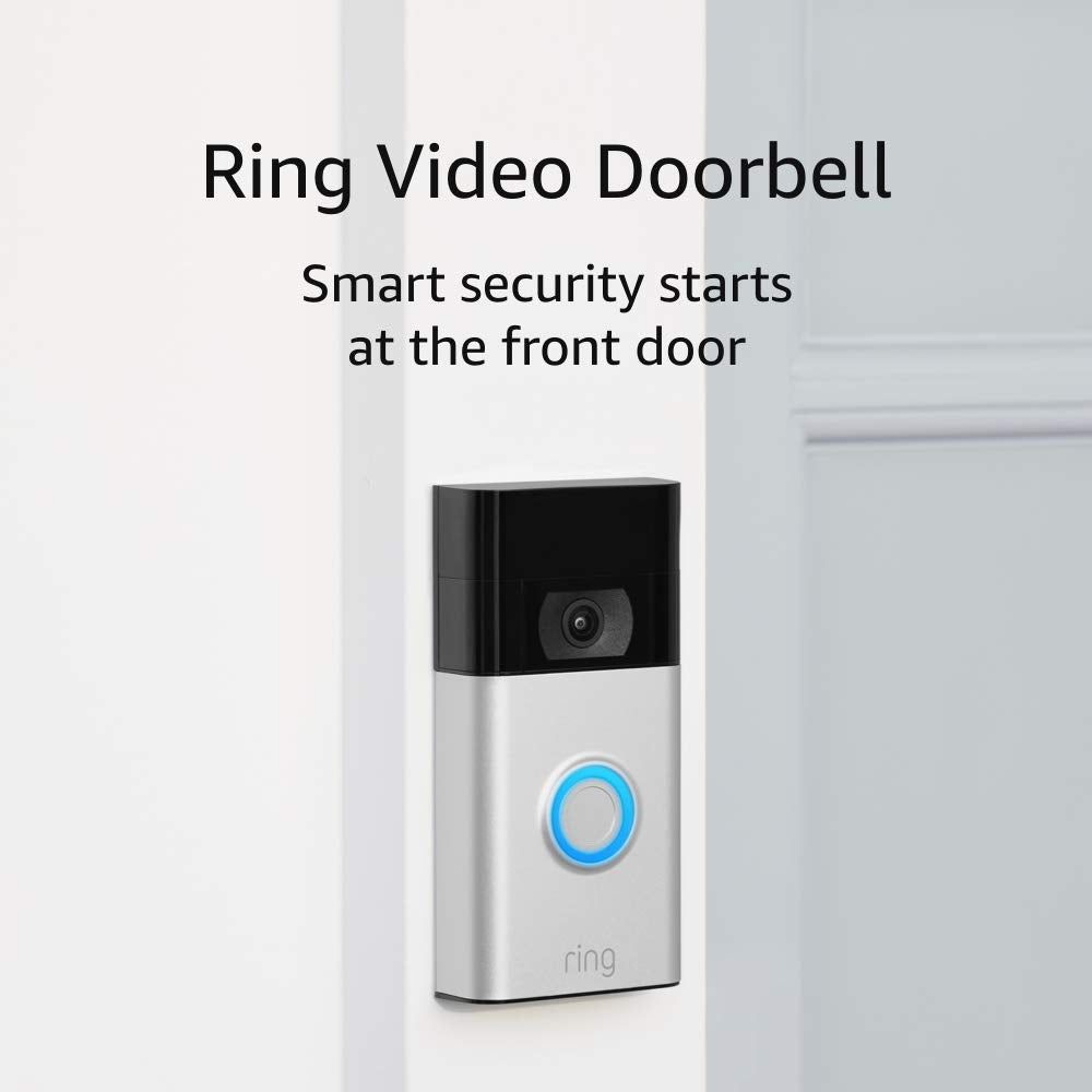 Ring Video Doorbell 1080p HD video - Improved Motion Detection(Refurbished)