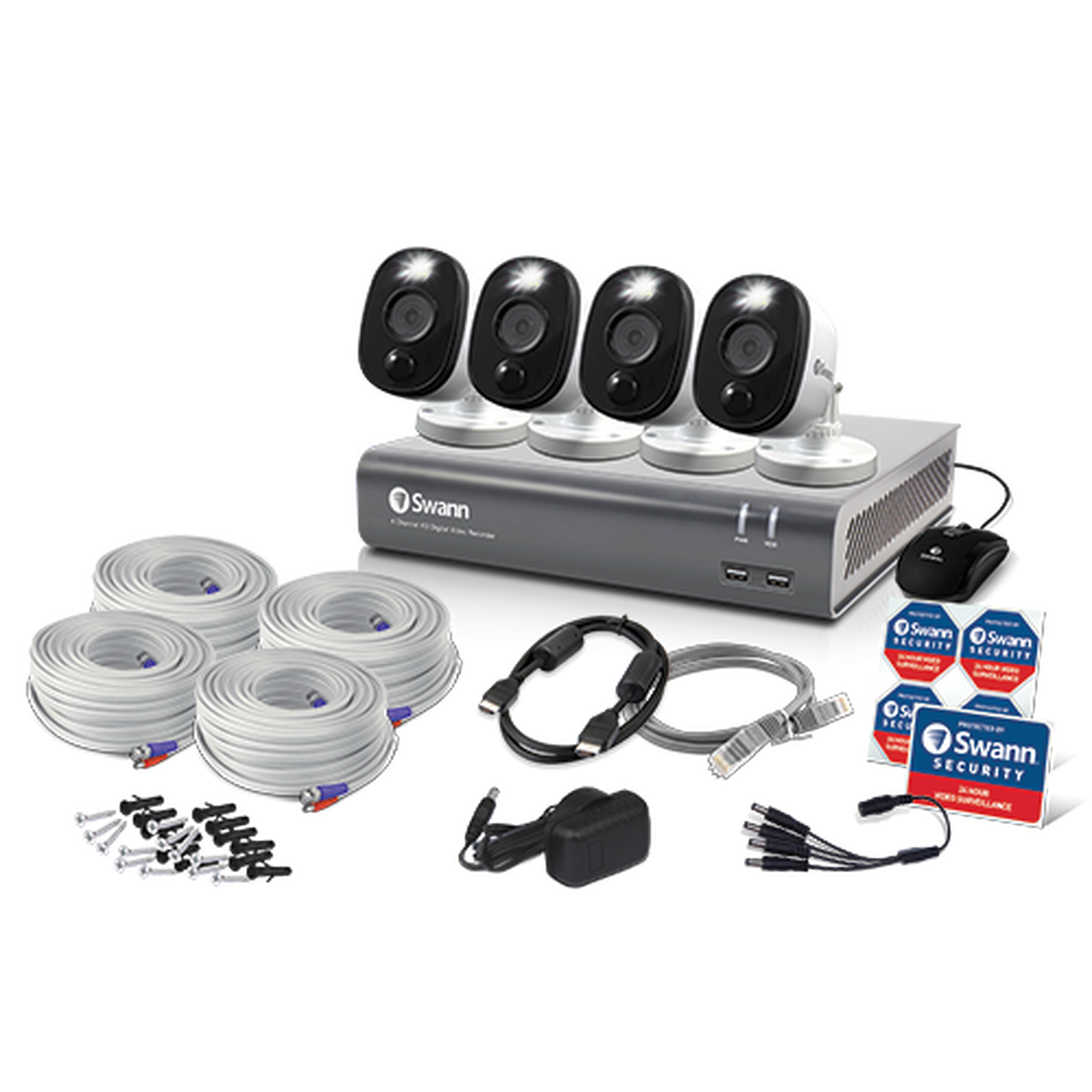 Swann 4 Camera 4 Channel 1080p Full HD DVR Security System
