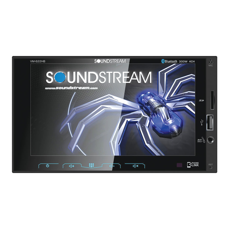 Soundstream VM-622HB Stereo 6.2†Touchscreen 2-DIN  W/BT