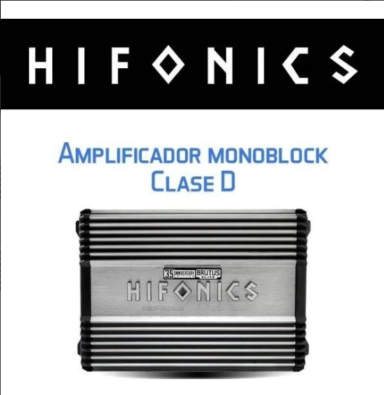 Hifonics BE35 1200.1D Brutus Elite 1200 Watts Mono Block Amplifier