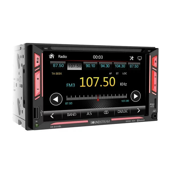 Soundtream 6.2" DVD Bluetooth USB Android 300W Car Stereo