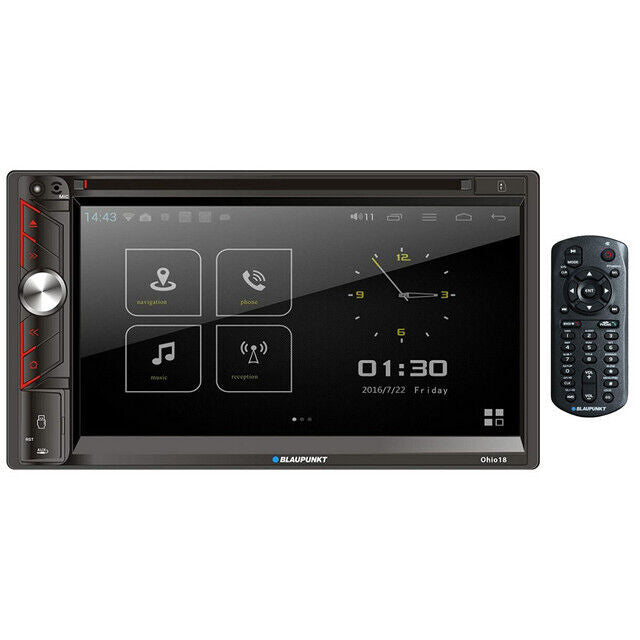 Blaupunkt OHIO18 2-DIN 6.9" DVD USB AM/FM Receiver w/ Bluetooth