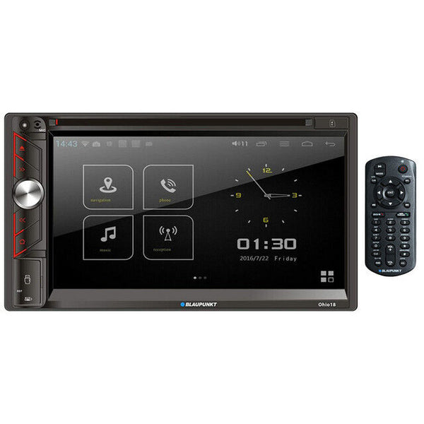 Blaupunkt OHIO18 2-DIN 6.9" DVD USB AM/FM Receiver w/ Bluetooth