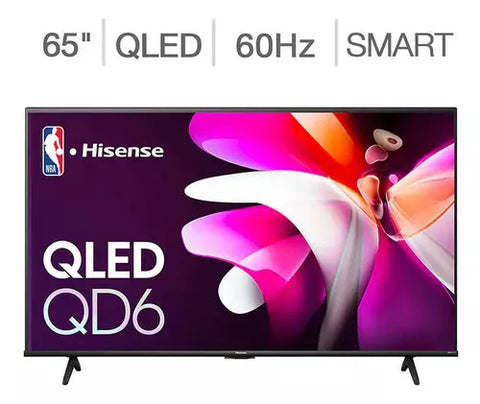 Hisense smart tv 65" 4k Qled, HDR