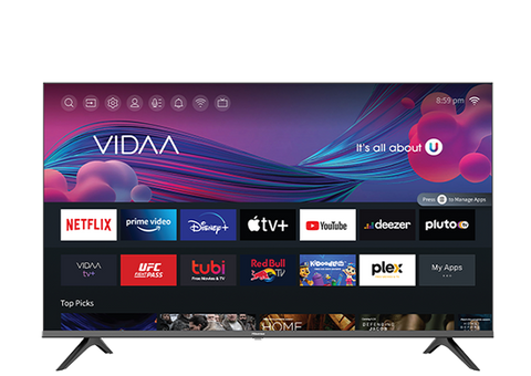 Hisense 32â€³ Class Led VIDAA A4 Series HD Smart TV(Refurbished) Tv's ONLY for delivery in San Diego and Tijuana
