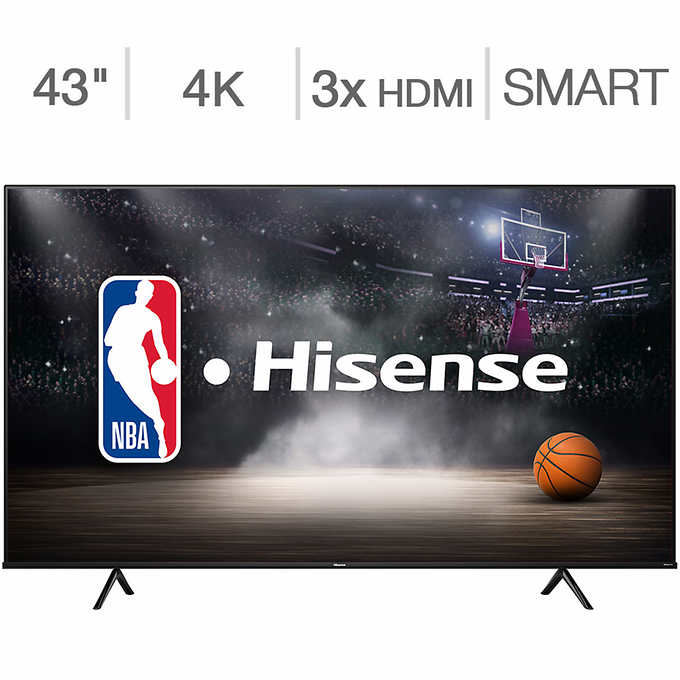Hisense 43" Smart TV 4K UHD Roku HDR(Refurbished) Tv's ONLY for delivery in San Diego and Tijuana