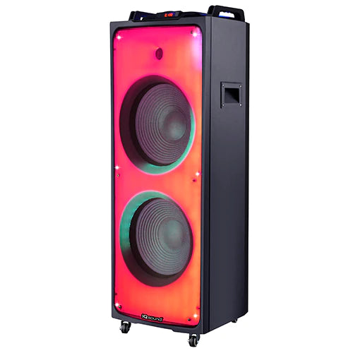 IQ SOUND 2 x 15â€ Portable BluetoothÂ® Speaker with True Wireless Technology