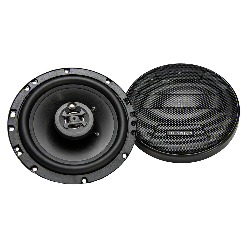 Hifonics Zeus Car Speakers 6.5" Shallow Mount, 300 Watt, 3-Way