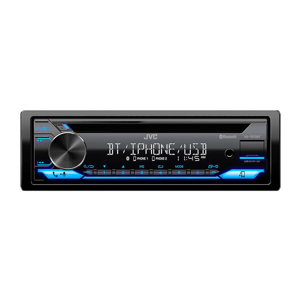 JVC CD Receiver featuring BluetoothÂ® / USB / Amazon Alexa / 13-Band EQ / JVC Remote App Compatibility