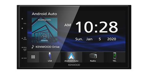 Kenwood Receiver 6.8" Apple CarPlay and Android Auto