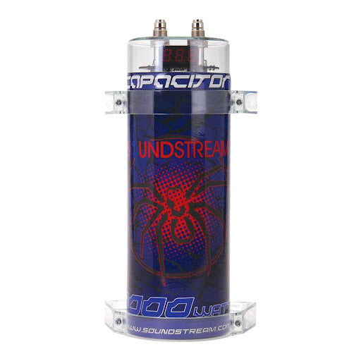 Soundstream 1.5 Farad Capacitor with LED Voltage Display