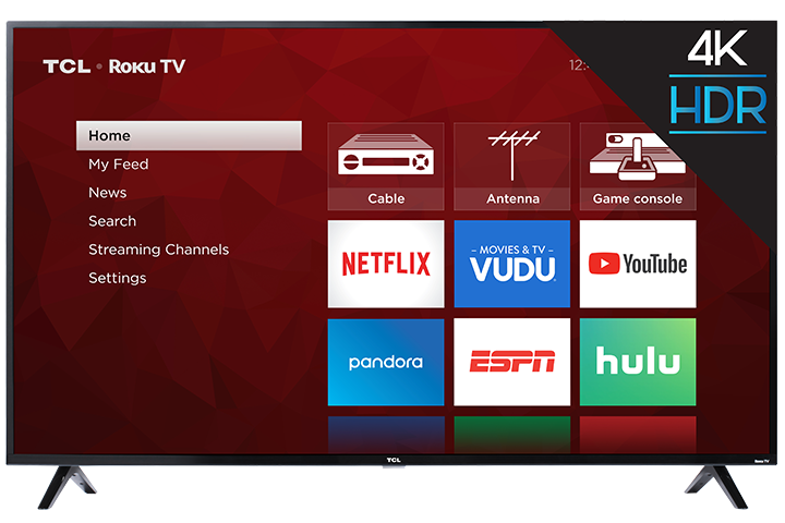 TCL Smart TV 65" LED 4K(Refurbished)
