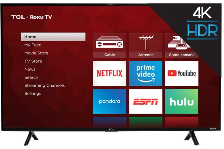 TCL Smart TV 43" LED 4K(Refurbished)