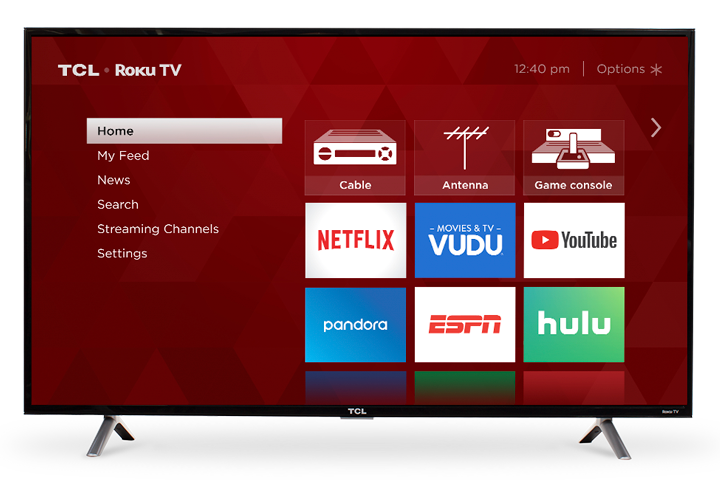 TCL Smart TV 49" LED - ROKU TV(Refurbished)