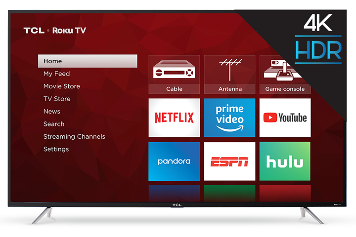 TCL Smart TV 55" LED 4K - ROKU (Refurbished)