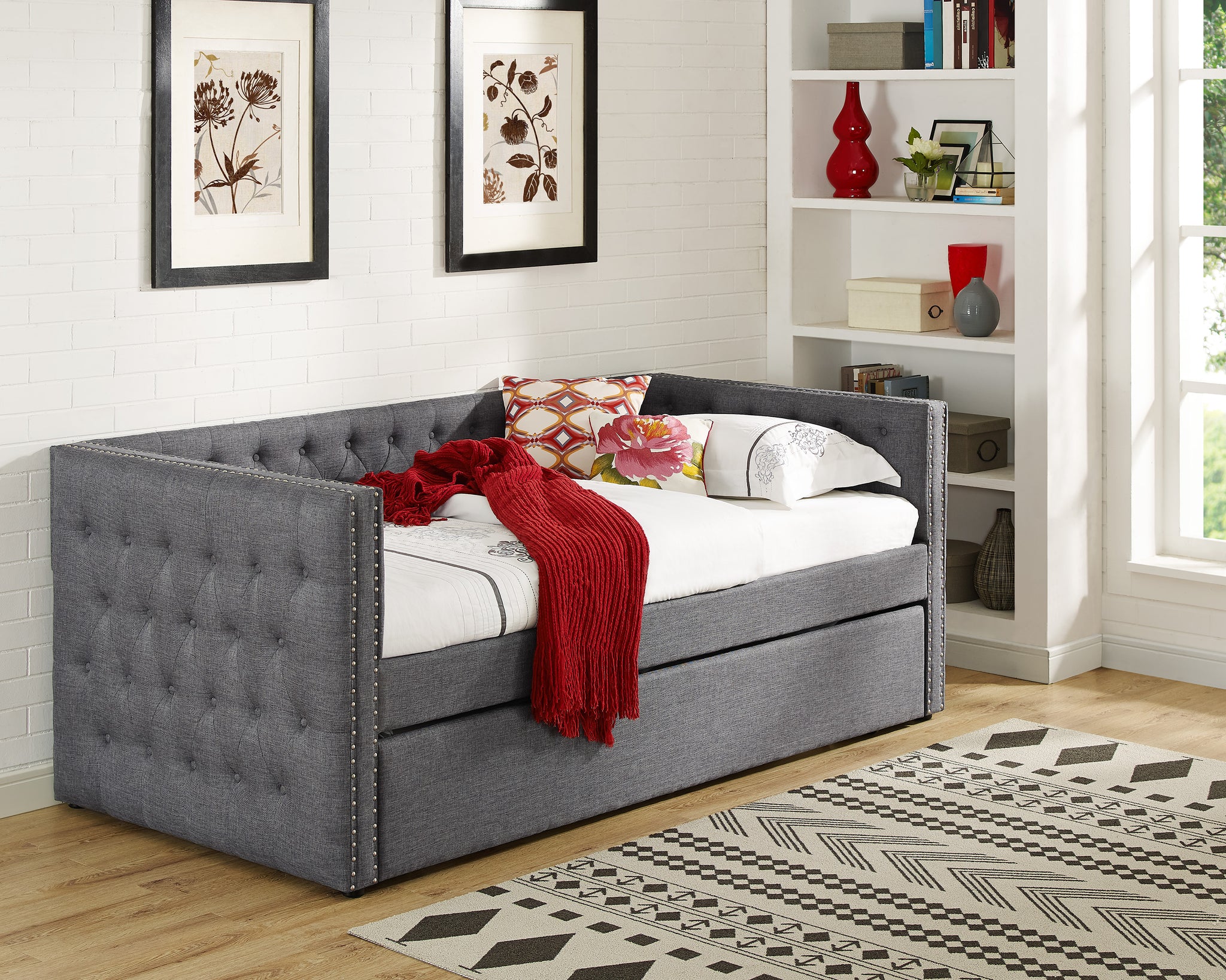 Daybed Individual/Individual Acabado Tela