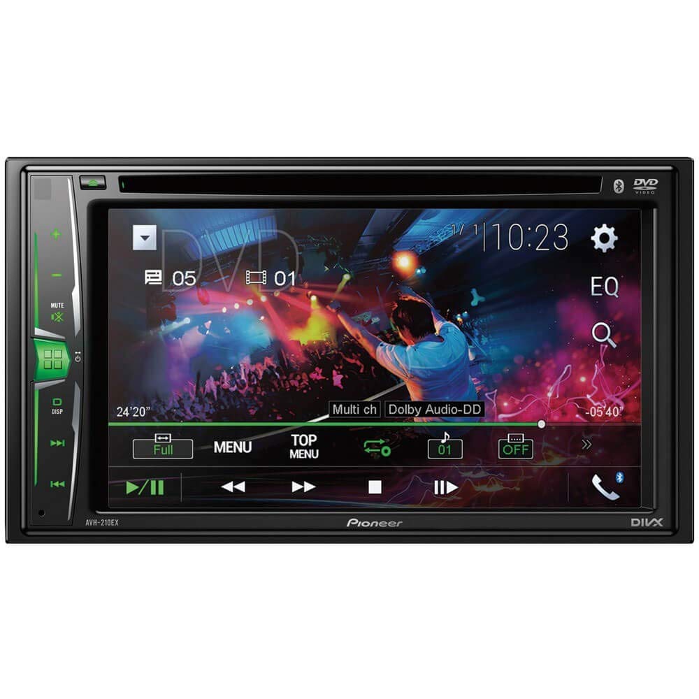 Pionner AVH-210EX Multimedia DVD - Built-in Bluetooth - 6.2" Display