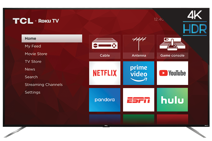 TCL Smart TV 75" LED 4K(Refurbished)