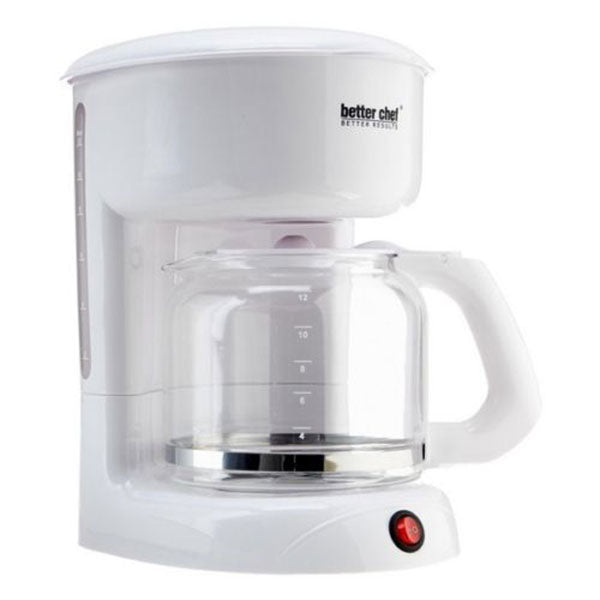 Better Chef Cafetera Electrica Blanca De 12 Tazas