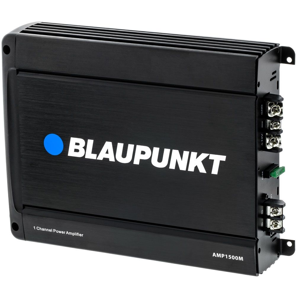 Blaupunkt AMP1500M 1500W 1 Channel Car Audio Monoblock Amplifier