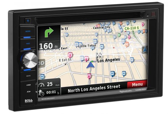 Boss BV9384NV Double-DIN, DVD Player 6.2" Touchscreen Navigation Bluetooth