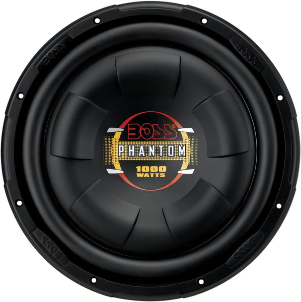 Boss Phantom 12" Single Voice Coil (4 Ohm) 1000W Subwoofer