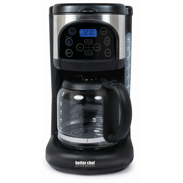 Better Chef IM-129S Ultra Brew Digital 12 Cup Coffee Maker, Black